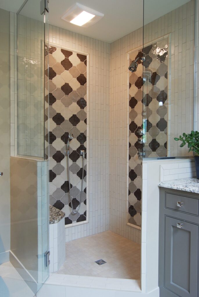 Bathroom: beard shower